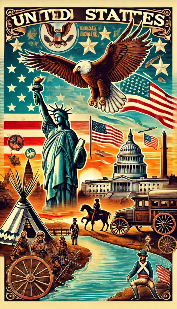 La historia de los Estados Unidos- Resumen corto- Video y texto